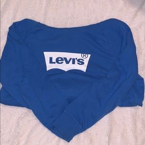 Blue Levi’s hoodie